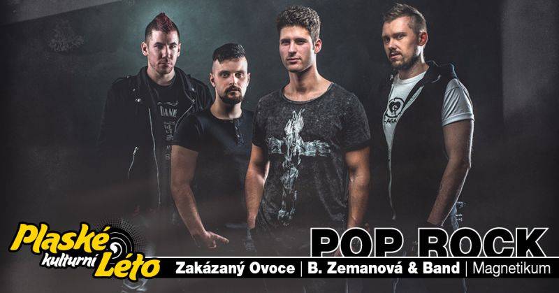 Plaské kulturní léto pokračuje s kapelami ZakázanÝovoce, Bára Zemanová & Band a Magnetikum