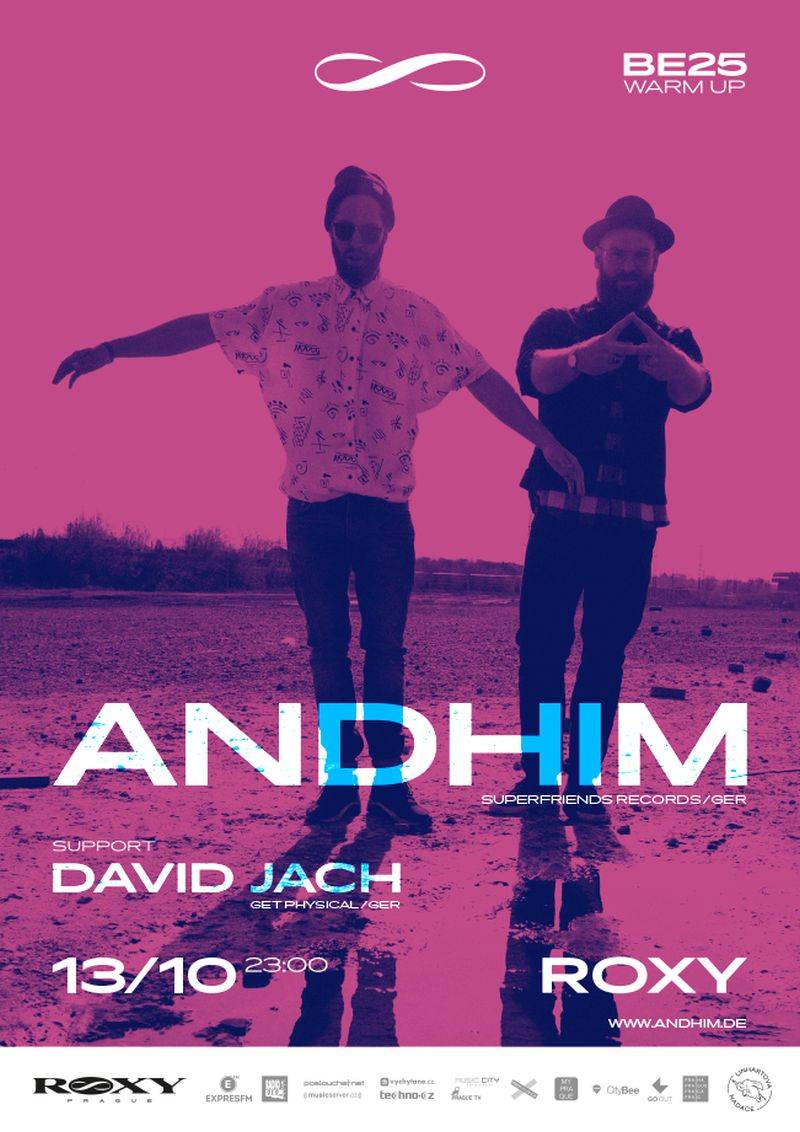 Warm up 25. narozenin Roxy zajistí německé duo Andhim