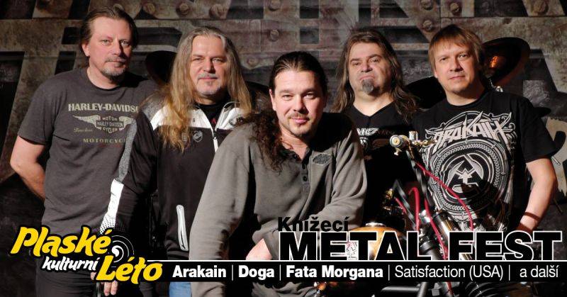 Plasy ovládne v sobotu tvrdá hudba, Knížecí metal fest bude hostit Arakain, Dogu nebo Fata Morganu