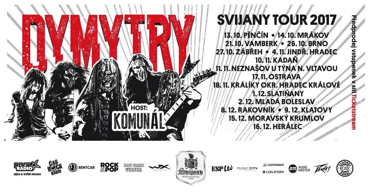 Dymytry vyráží spolu s Komunálem na podzimní turné. Pro fanoušky připravili pořádnou nálož novinek