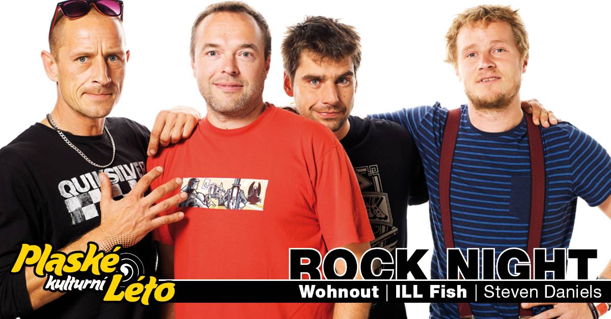 Plaské kulturní léto uzavře Rock Night s Wohnout nebo Ill Fish