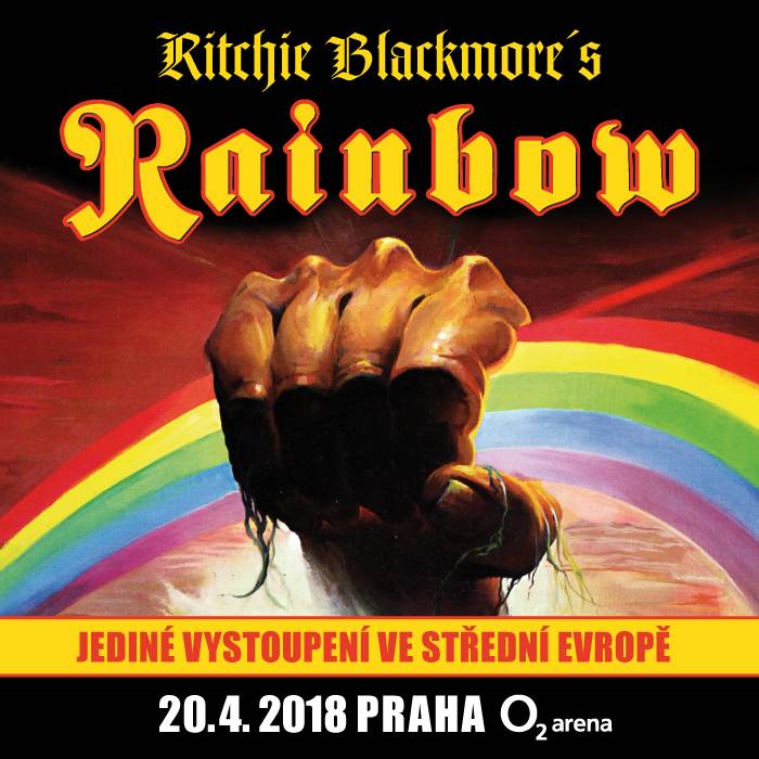 Rainbow s Ritchiem Blackmorem ovládnou v dubnu příštího roku pražskou O2 arenu