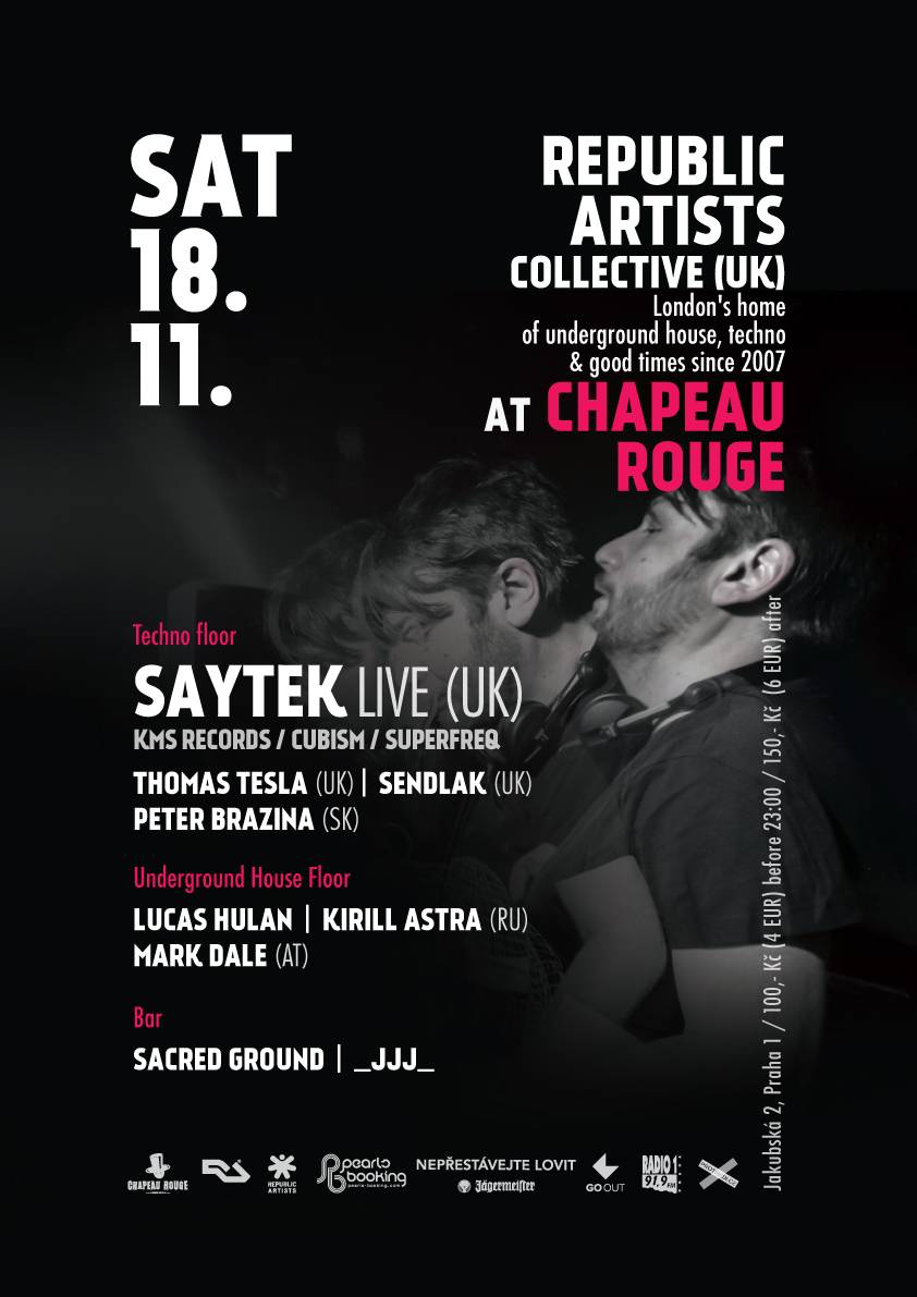 Do Chapeau Rouge míří Saytek, který už dobyl kluby v Berlíně i Londýně