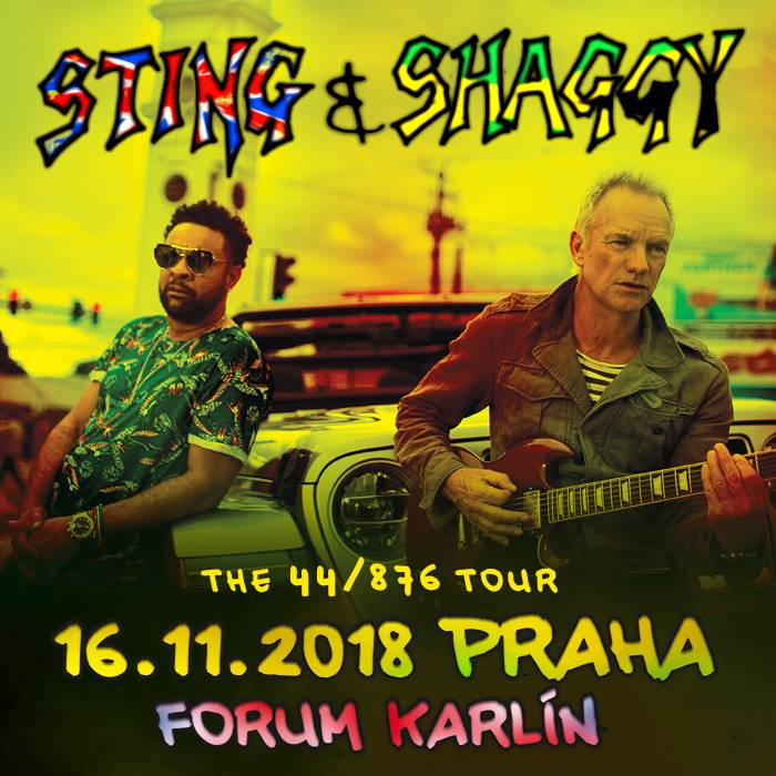 Sting a Shaggy na společném turné neminou Prahu