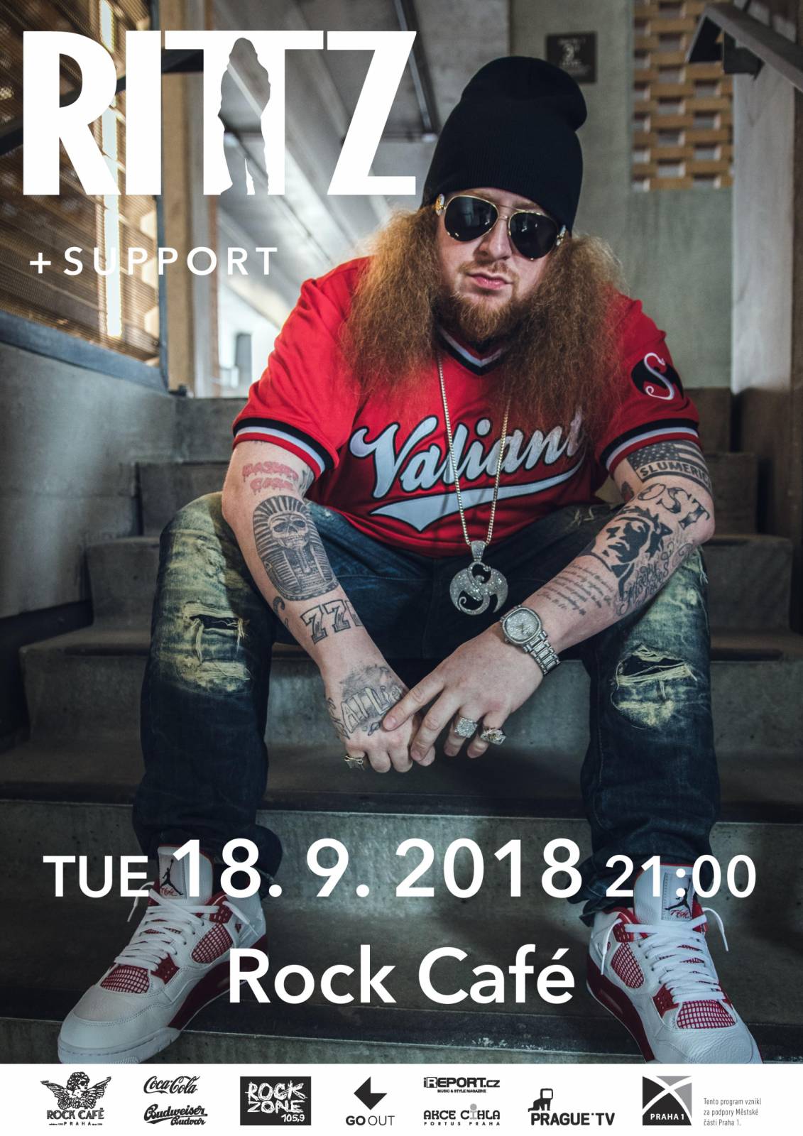 Americký rapper Rittz zavítá poprvé do Česka, odstartuje hiphopovou sezónu v Rock Café