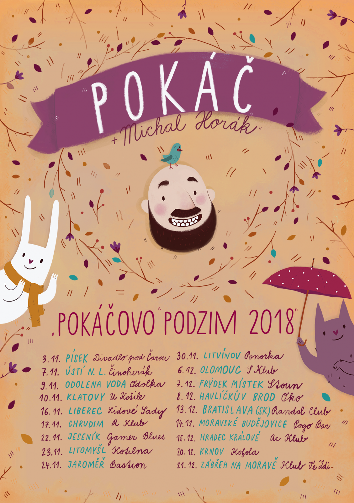 Pokáč se příští rok chystá zaplnit Forum Karlín