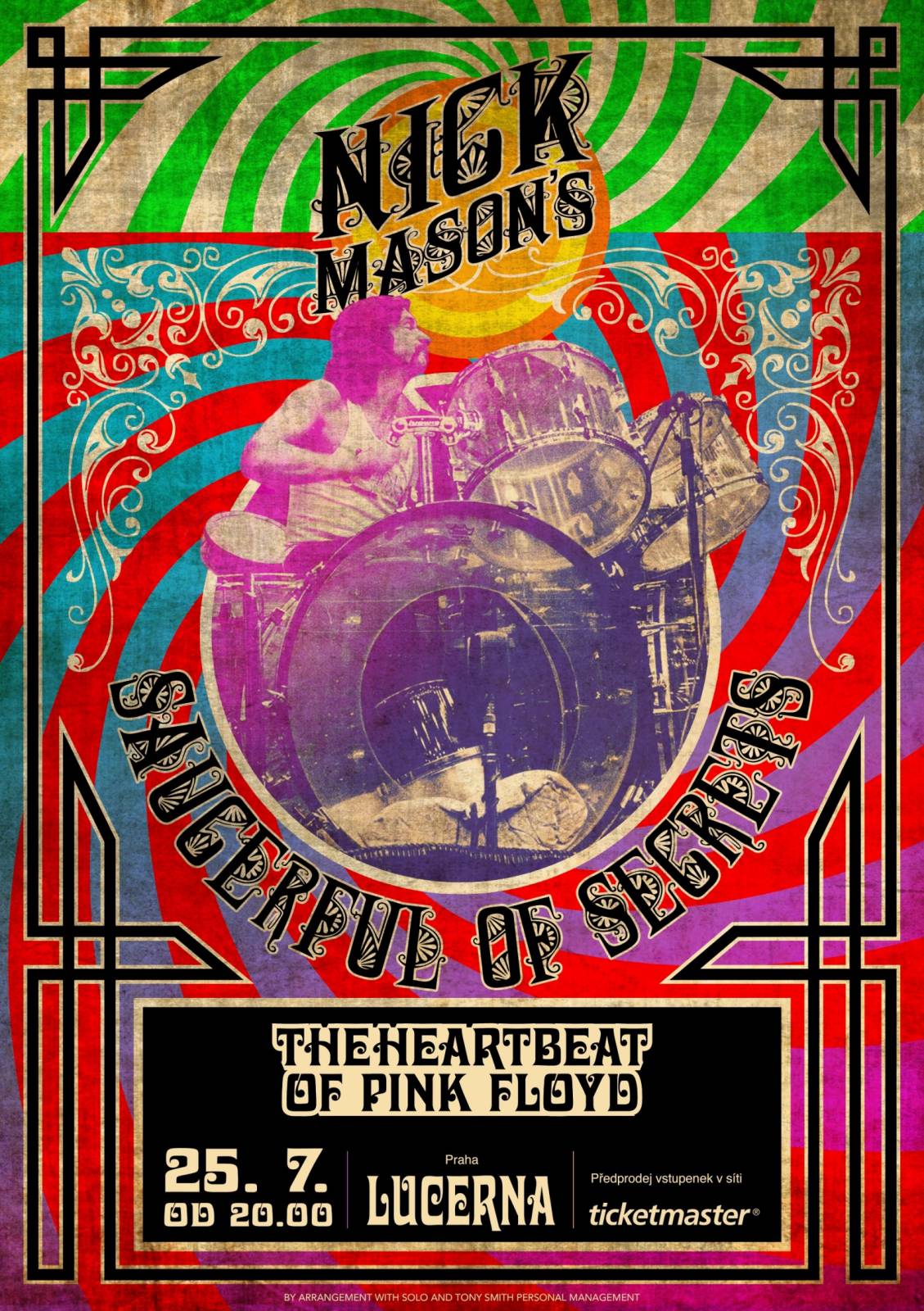 Nick Mason zahraje v Praze hity legendárních Pink Floyd