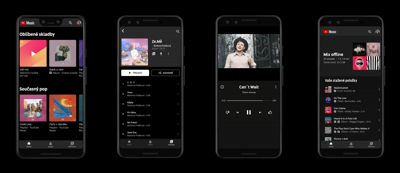 Google spouští v Česku aplikaci YouTube Music, bude konkurovat Spotify