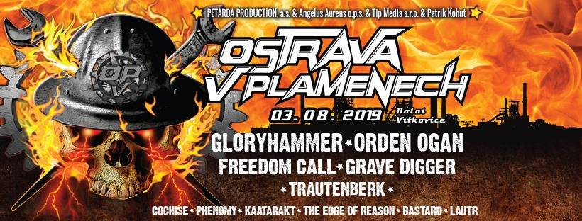 Už v první srpnovou sobotu bude Ostrava v plamenech. Zahrají Gloryhammer nebo Freedom Call