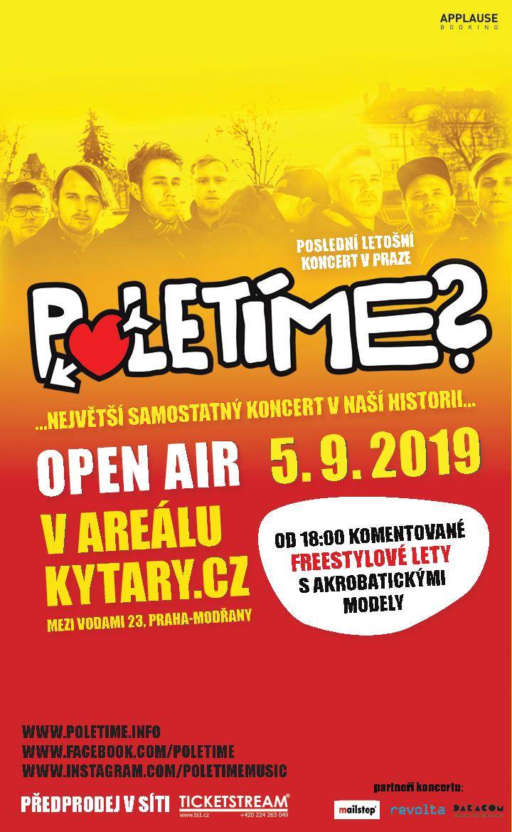 Největší samostatný koncert Poletíme? proběhne už příští týden