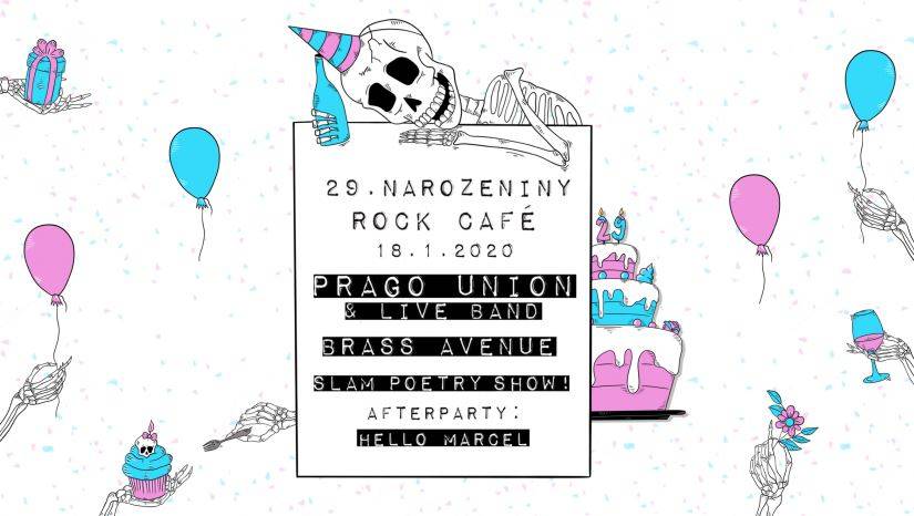 Rock Café oslaví své 29. narozeniny společně s Prago Union