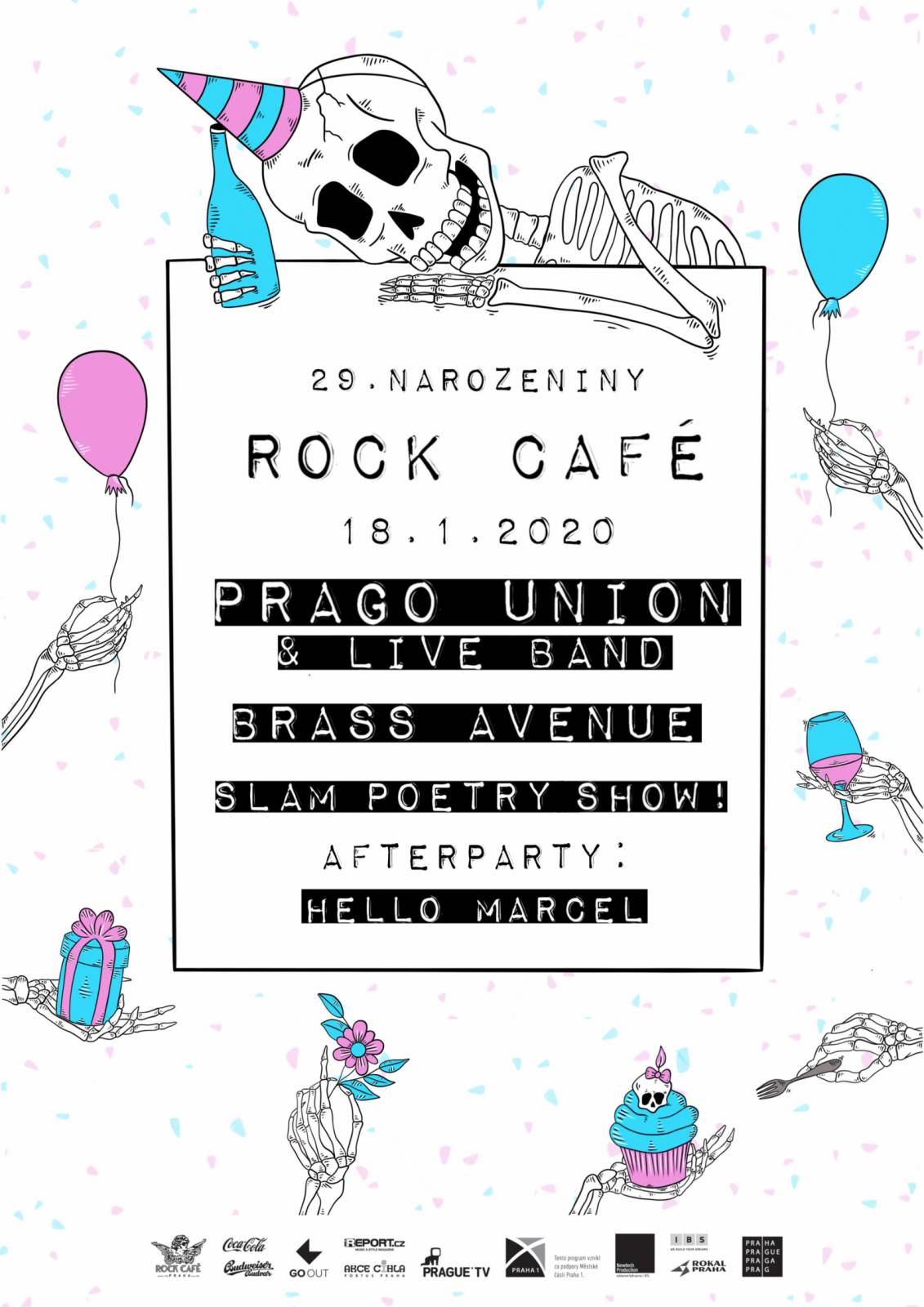 Rock Café oslaví své 29. narozeniny společně s Prago Union