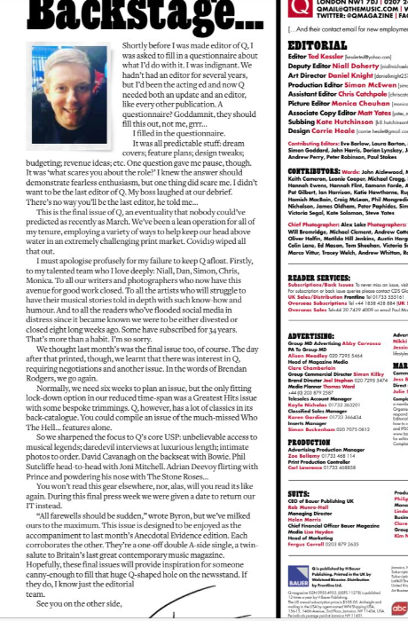 Časopis Q prohrál svůj boj s koronavirem. Po 34 letech končí