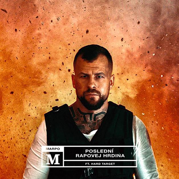 Marpo jako akční hrdina. V novém tracku mu hostuje Hard Target