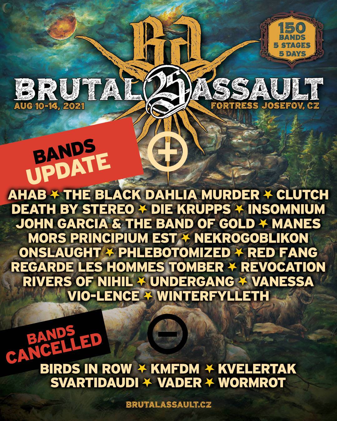 Brutal Assault zná jména dalších vystupujících, na festivalu zahrají Vanessa, Insomnium nebo John Garcia