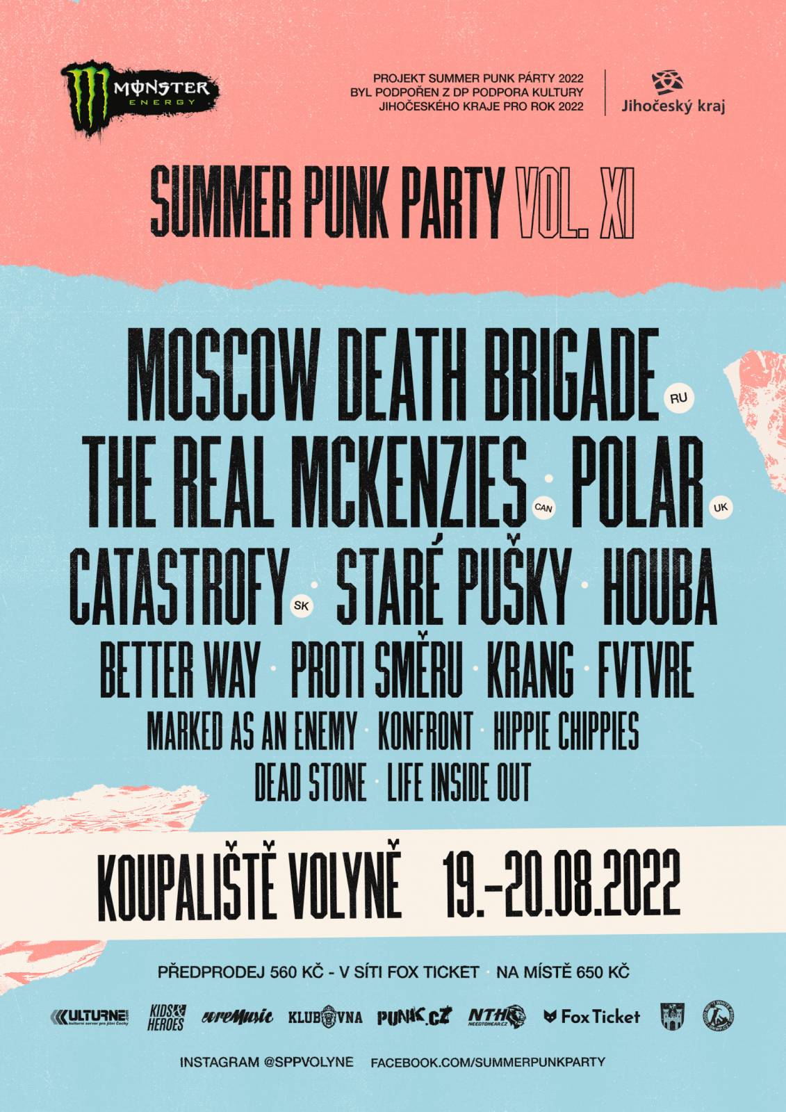 Summer Punk Párty vstupuje do druhé dekády, programu vévodí Polar, Moscow Death Brigade a The Real McKenzies