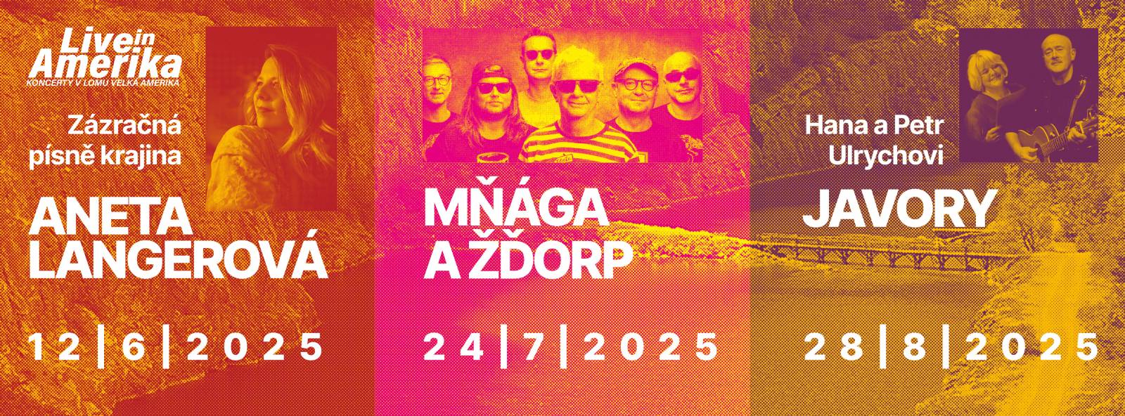 Lom Velká Amerika v létě rozezní Aneta Langerová, Mňága a Žďorp a Javory