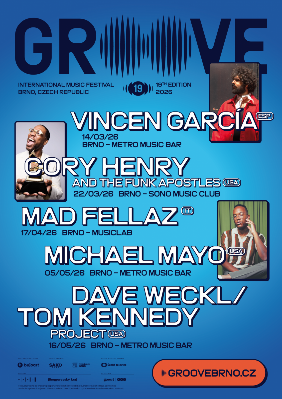 Světový kult bicích, hlas budoucnosti i držitelé Grammy. Groove Brno píše další kapitolu 