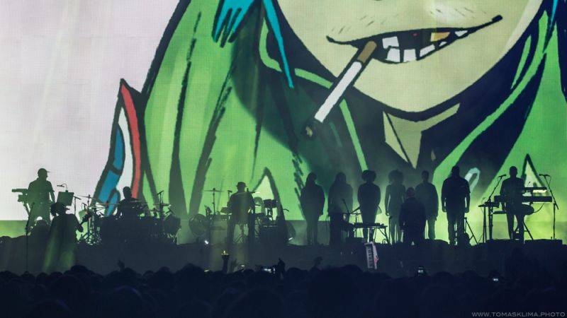 LIVE: Gorillaz v Praze - Humanz v hlavní roli