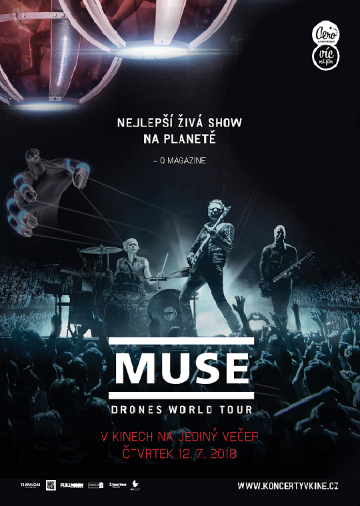RECENZE: Muse v kinech fungují hlavně na fanoušky, kteří jejich skvělou živou show ještě neviděli
