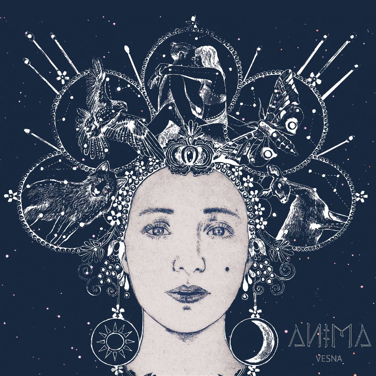 Anima je střetem mnoha světů, zvířecího a lidského, pohanství a elektroniky. Druhé album kapely Vesna se povedlo