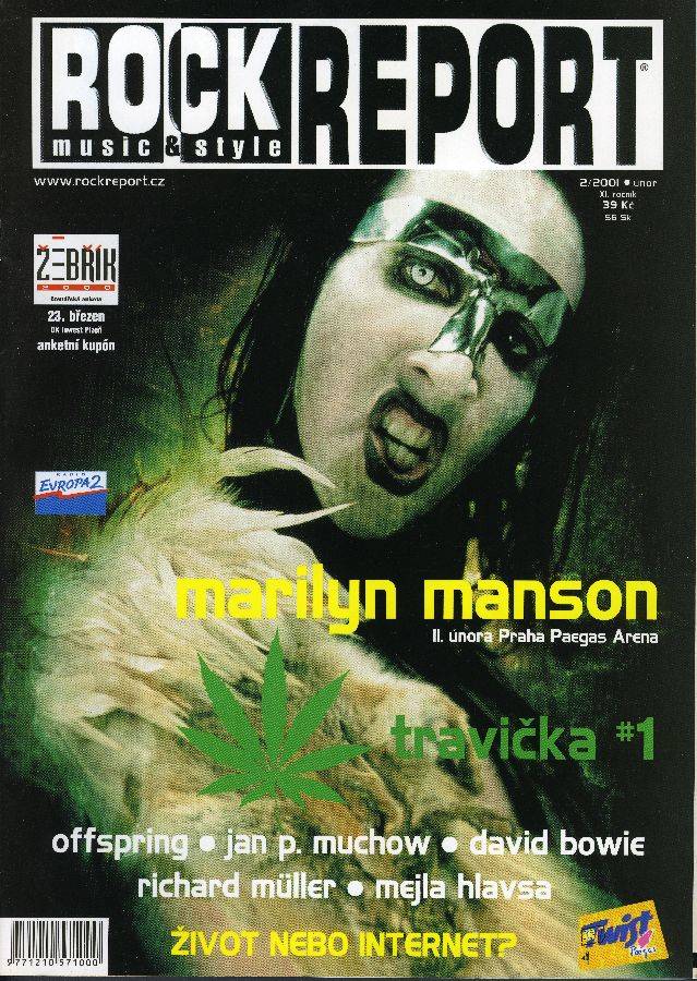 RETRO: Marilyn Manson ukázal prstem na snobskou prázdnotu