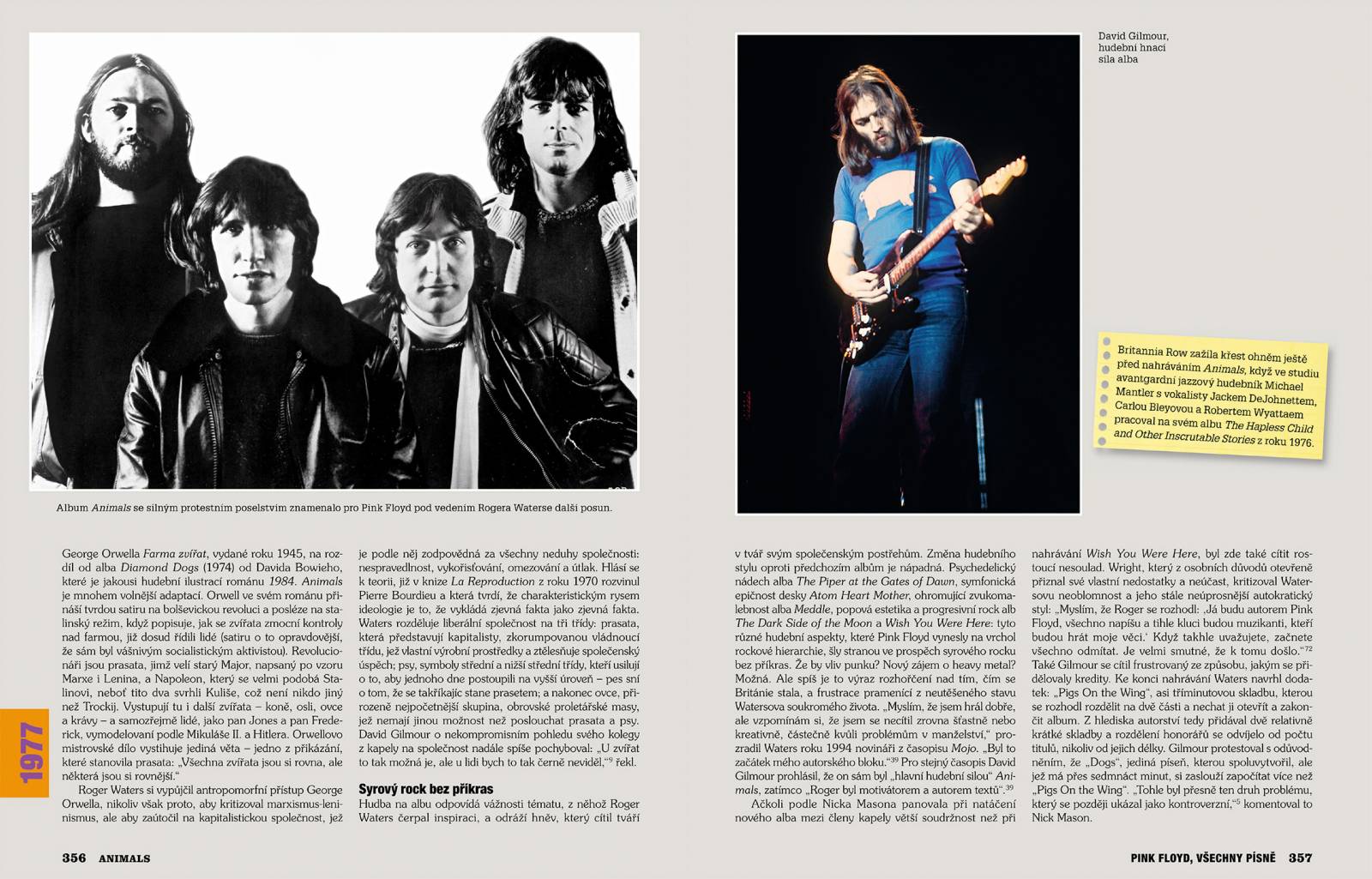 RECENZE: Kniha o písních Pink Floyd není jen pro zaryté fanoušky, nabízí nezveřejněná fakta i řadu zajímavostí