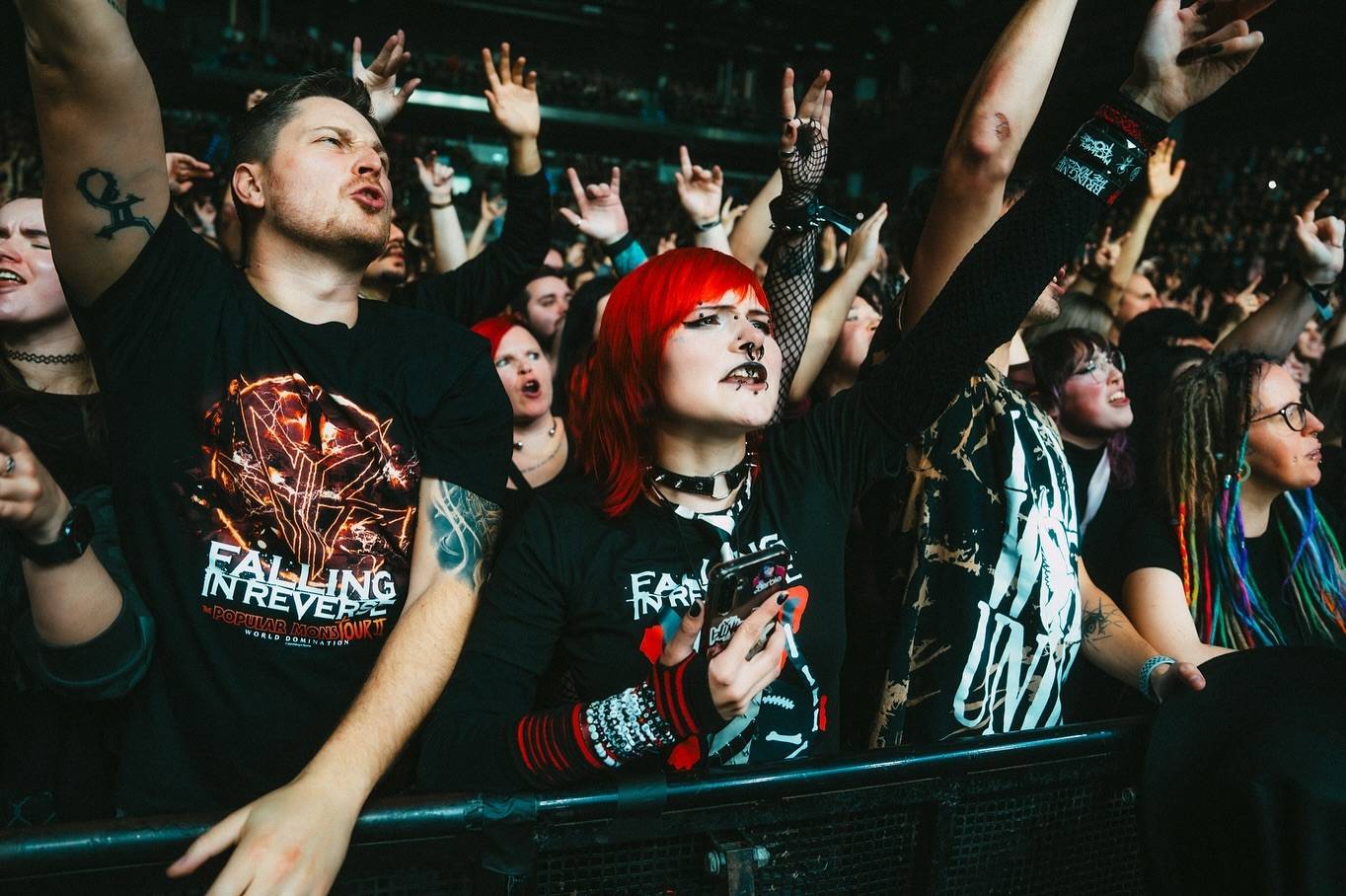 LIVE: Falling in Reverse poprvé v Česku. Ronnie Radke roztavil pražské O2 universum