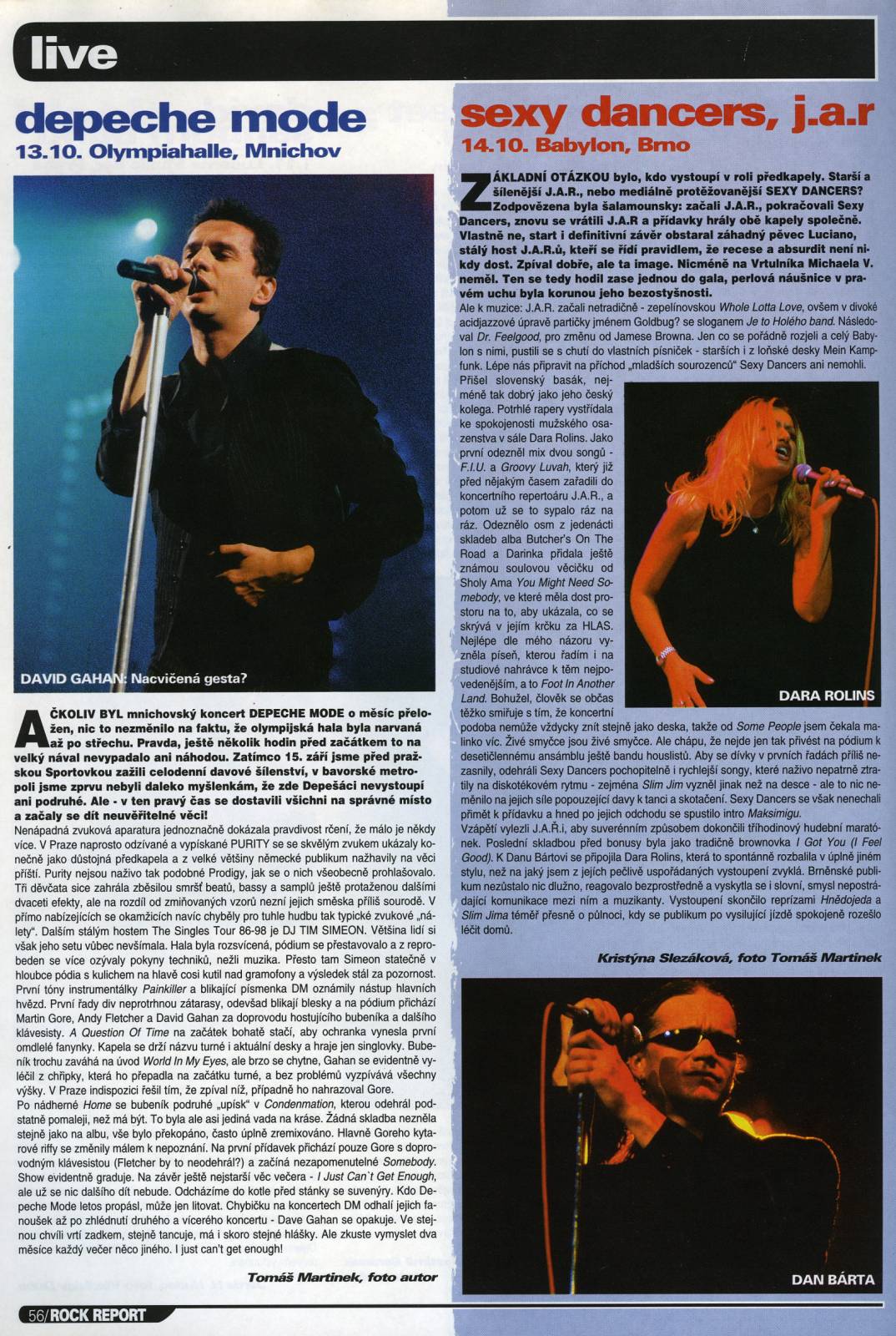 RETRO 90s | I just can't get enough! Depeche Mode proměnili Mnichov v jeden velký kotel, několik fanoušků omdlelo