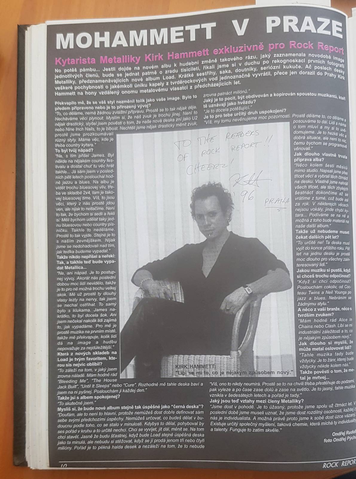 RETRO 90s | Kirk Hammett (Metallica): Metal nikdy neumírá