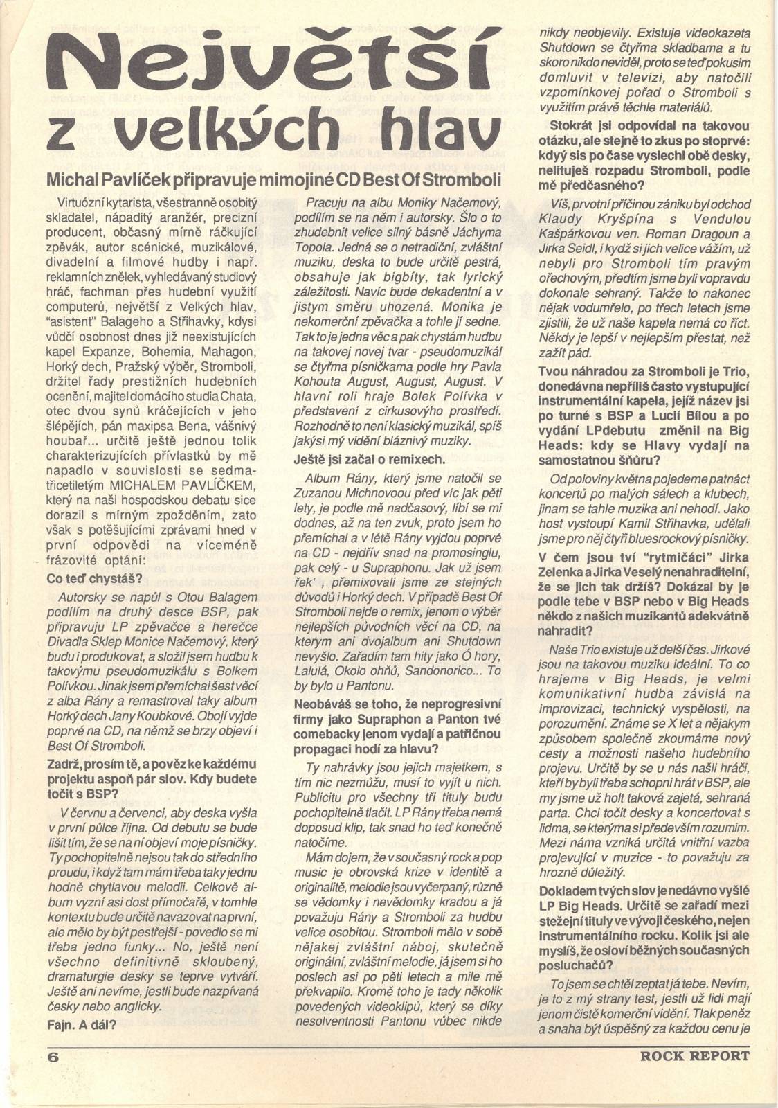 RETRO 90s | Poprvé na pivu s Michalem Pavlíčkem: Někdy je dobré v nejlepším přestat 