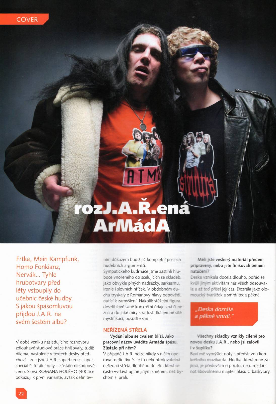 RETRO 2000 | J.A.R.: Nejlepší věci přicházejí v kocovině. Síla kapel je mnohokrát v sestavě, která se nemění