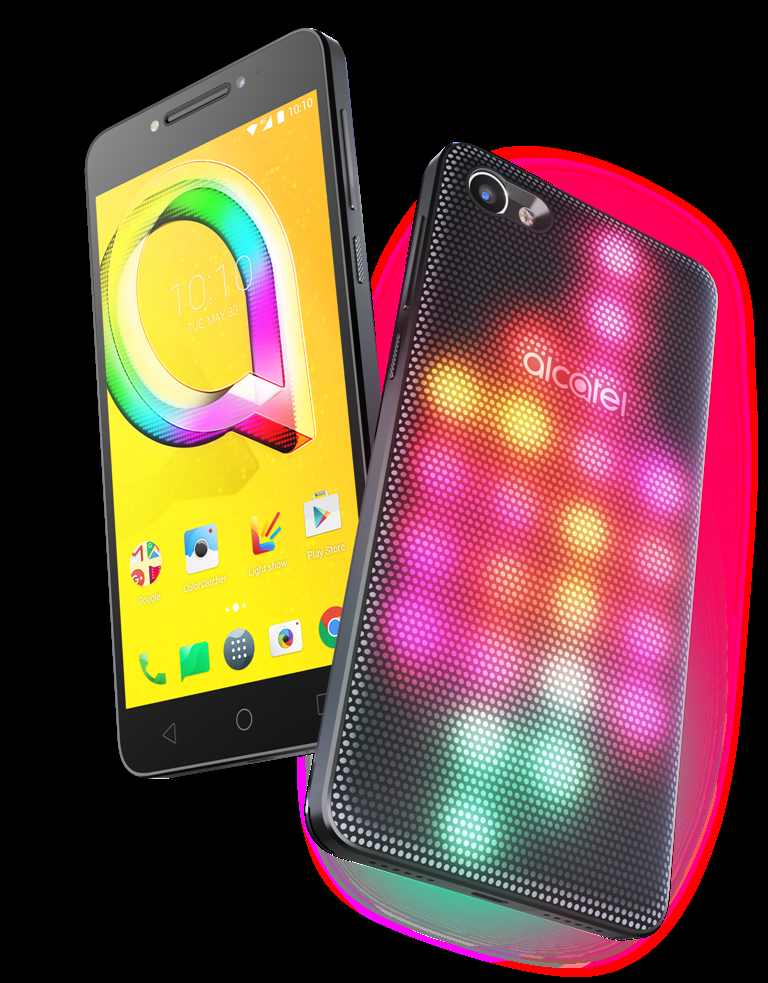 Nechte zazářit své já s Alcatel A5 LED, prvním smartphonem na světě se světelným krytem