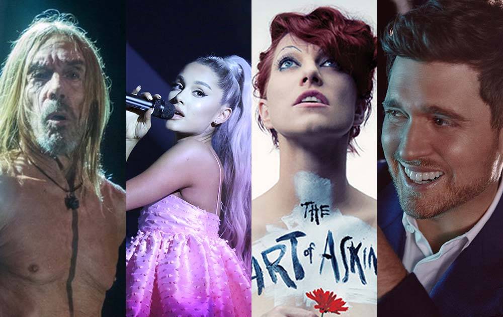 Na co se těšit v září: Velké koncerty Ariany Grande i Michaela Bublého, nová alba Iggyho Popa, Pixies nebo Liama Gallaghera