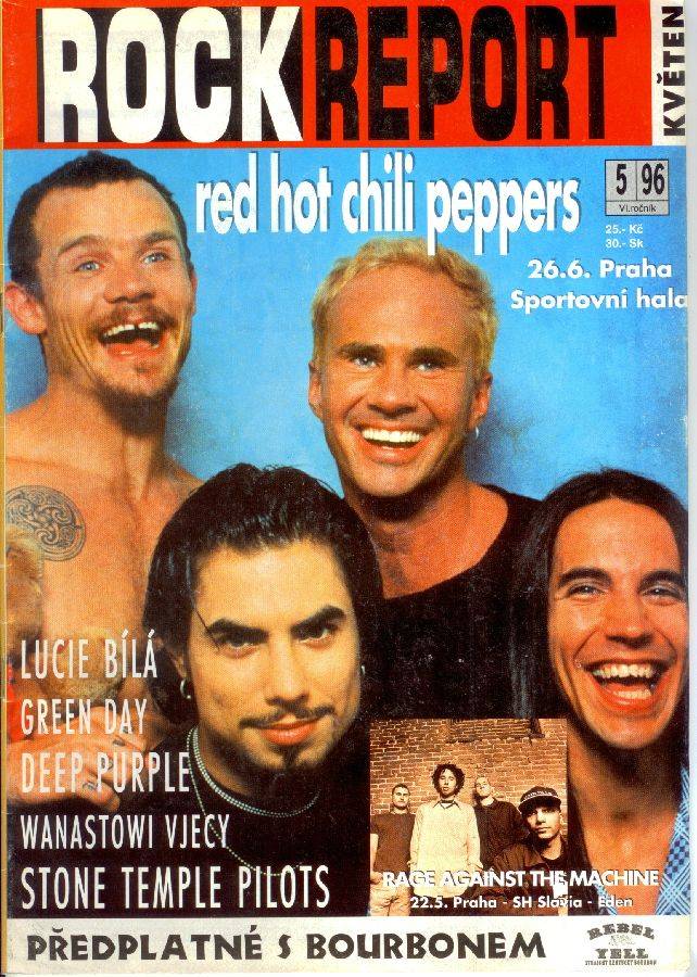 Vedlejšáky Red Hot Chili Peppers | Anthony Kiedis