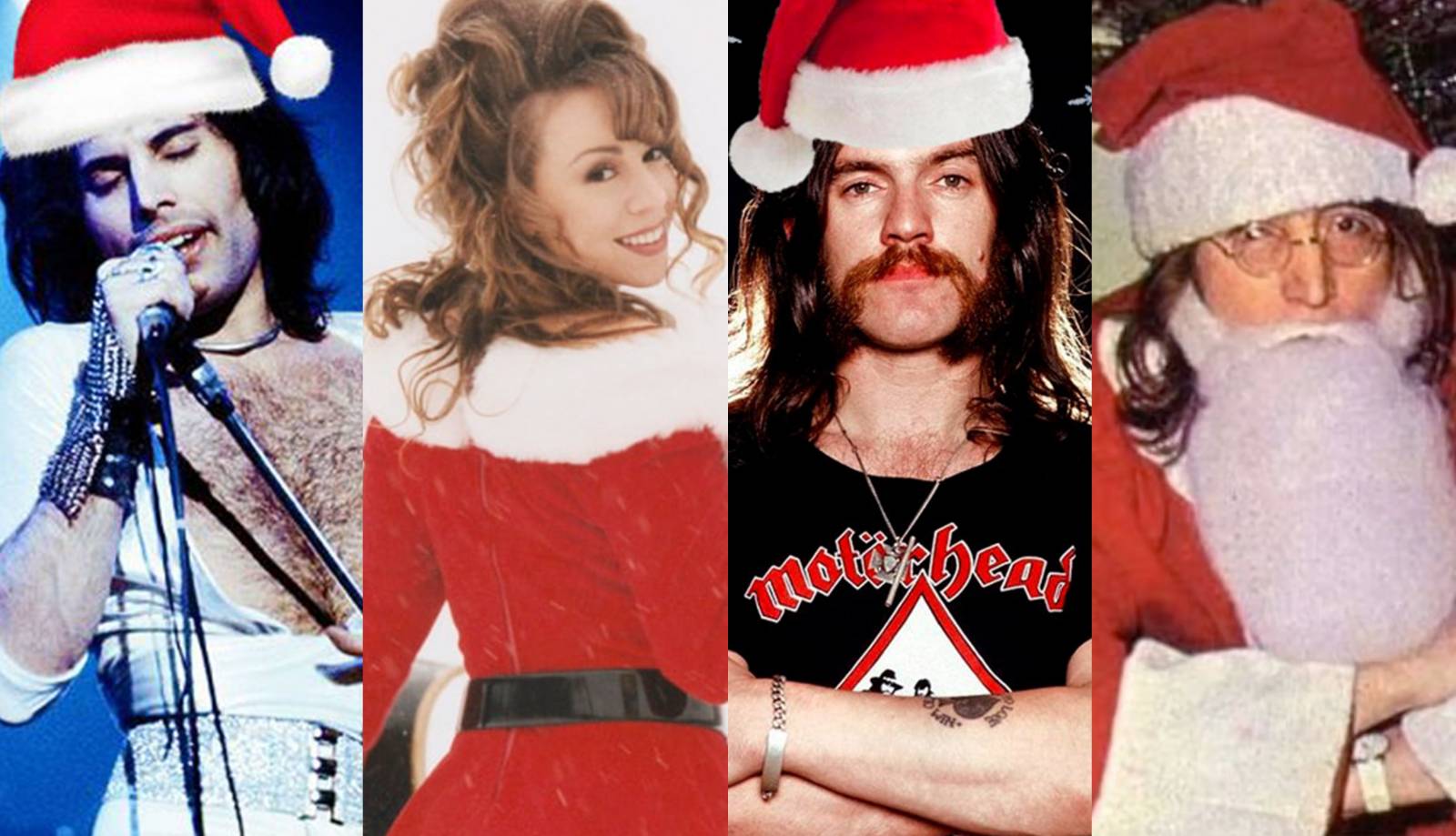 TOP 20 vánočních písní. Mariah Carey versus Queen, Lemmy, G.G. Allin, Run-D.M.C. a další