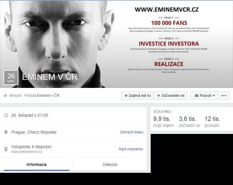 ROCKBLOG: V Česku má vystoupit Eminem, Bruno Mars i Divoký anděl. Ale nevěřte všemu