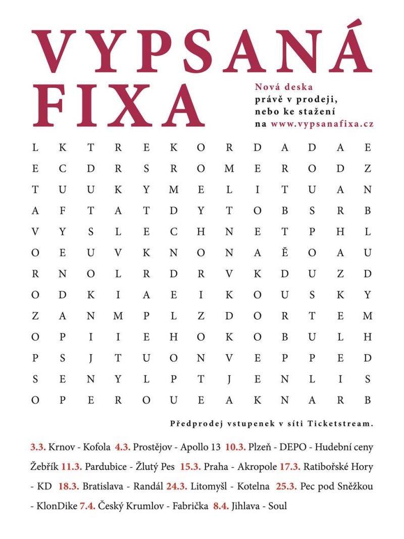 VIDEO: Vypsaná Fixa představuje Robího Valentýna. Na turné bude fanouškům i číst