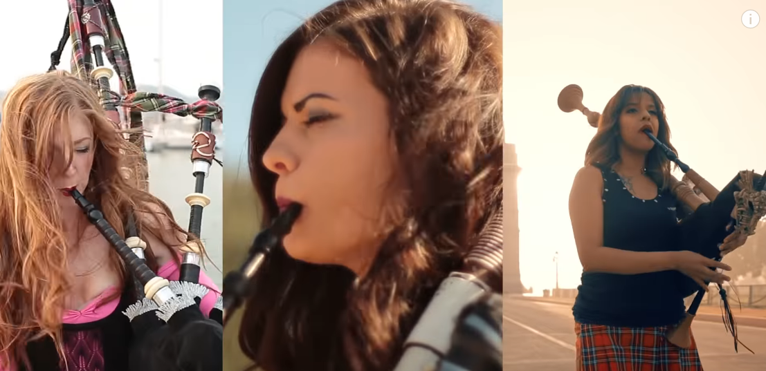 Bizár týdne: Tři hudebnice hrají metal a punk na dudy