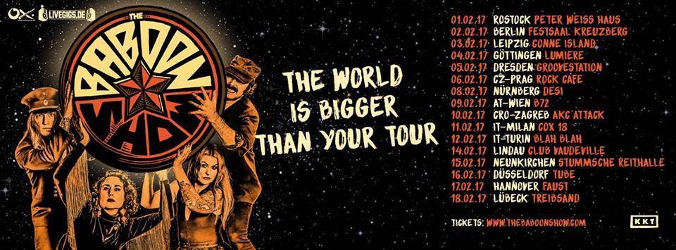 SOUTĚŽ: The Baboon Show v Rock Café