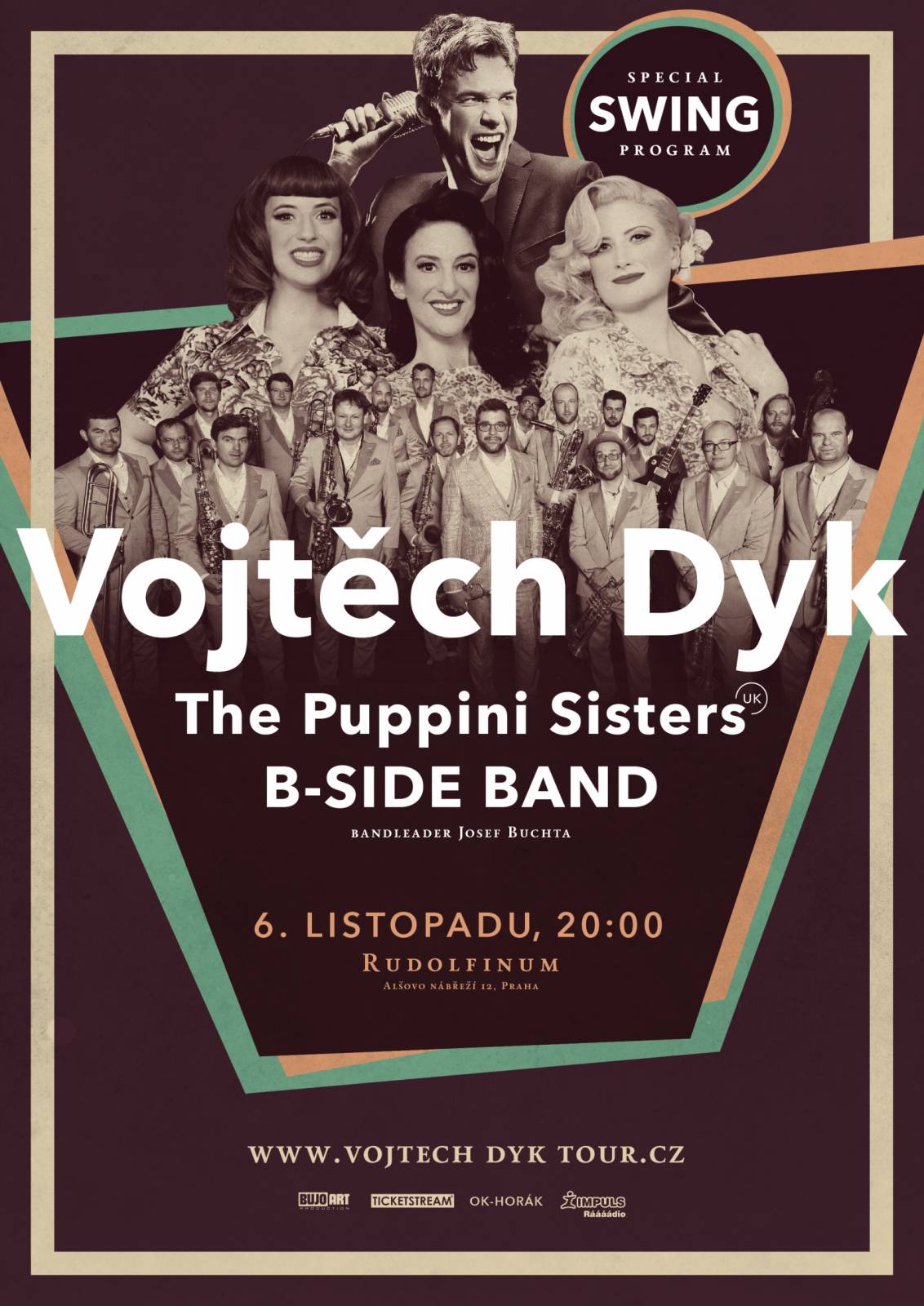 SOUTĚŽ: Vojtěch Dyk & B Side Band v Rudolfinu