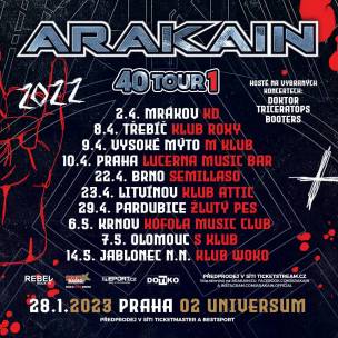 SOUTĚŽ: Arakain 40 tour