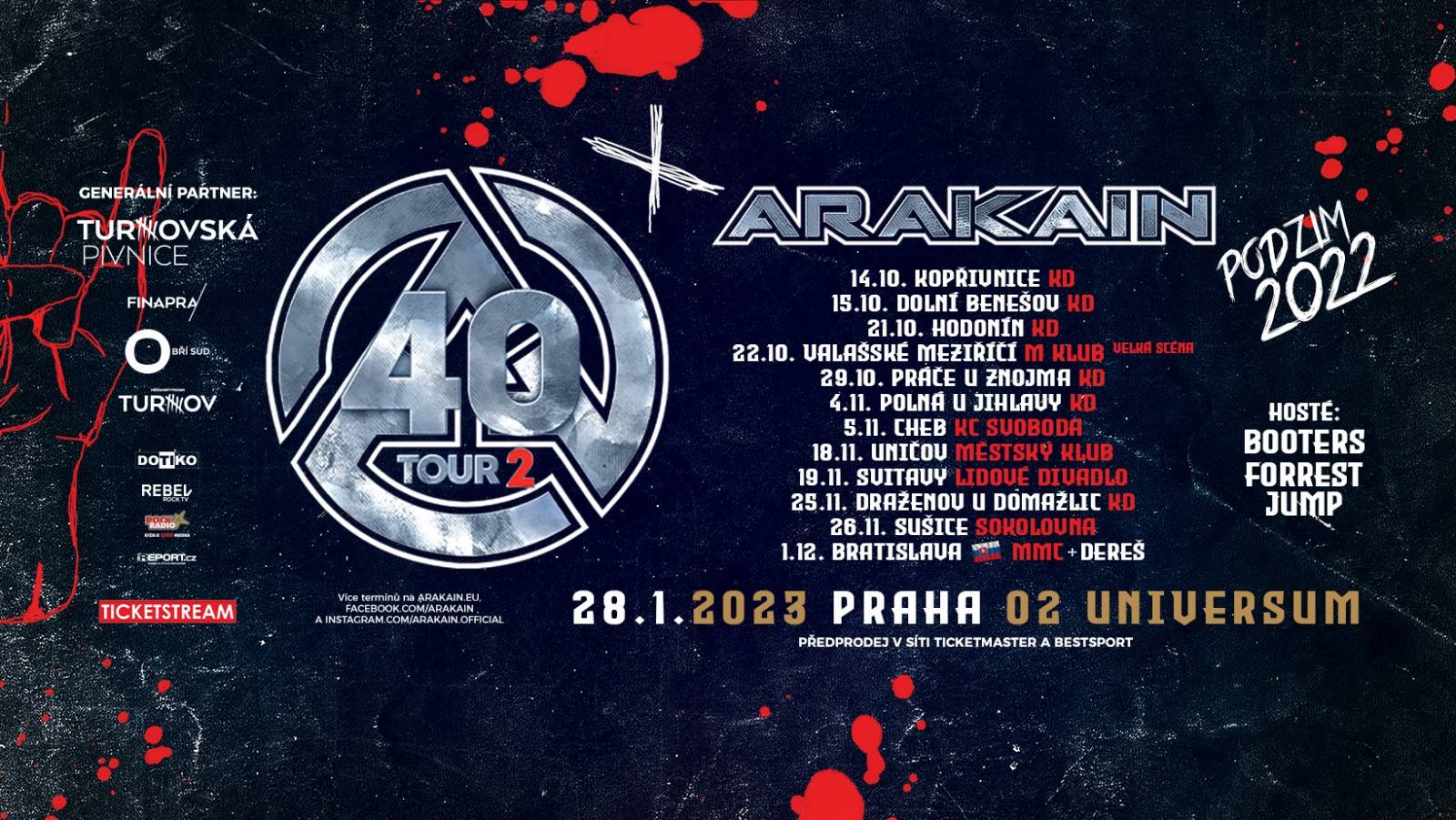 SOUTĚŽ: Arakain 40 let tour