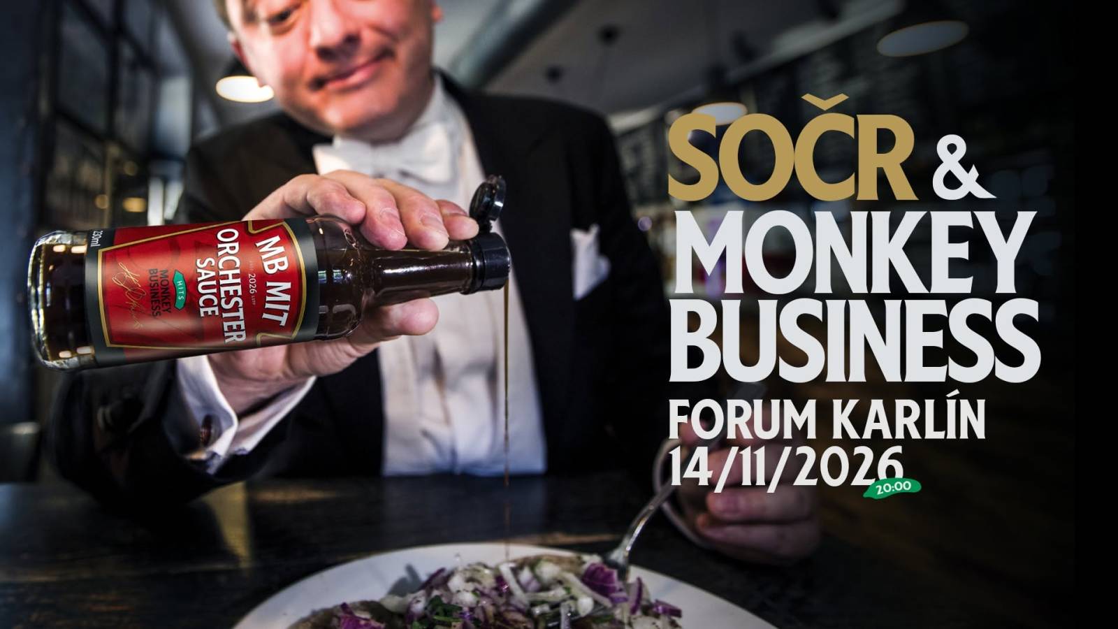 SOUTĚŽ: SOČR a Monkey Business ve Fóru Karlín