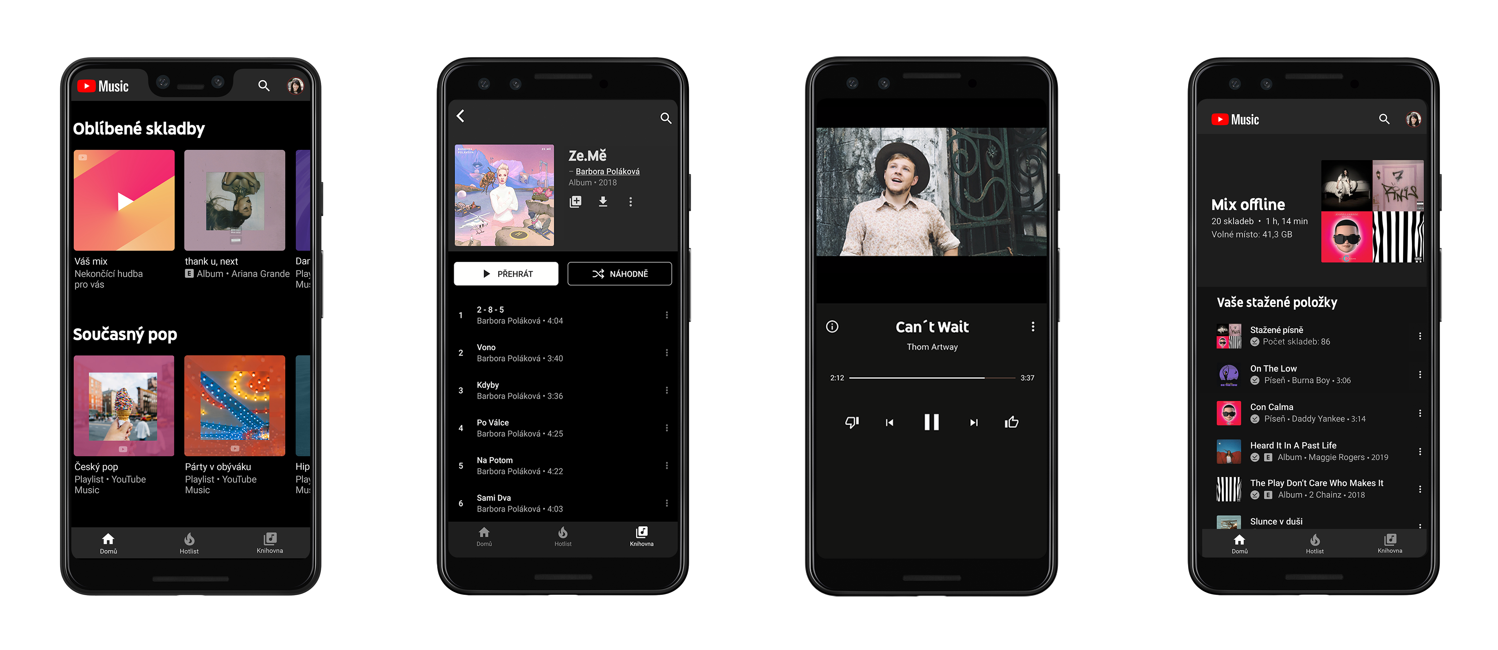 Google spouští v Česku aplikaci YouTube Music, bude konkurovat Spotify