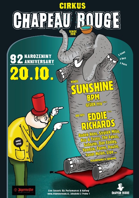 Klub Chapeau slaví narozeniny, popřejí mu i Sunshine