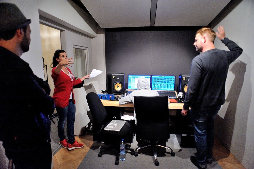 Clou nahrávali duet s Martou Jandovou: exkluzivní fotky ze studia