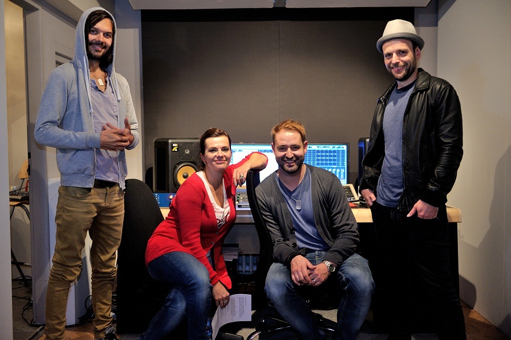 Clou nahrávali duet s Martou Jandovou: exkluzivní fotky ze studia