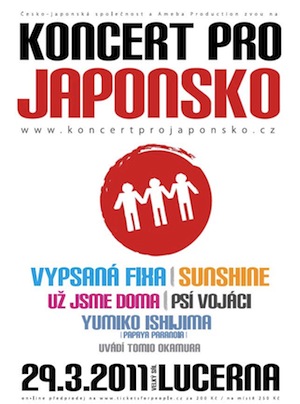 Vypsaná fiXa, Sunshine a Psí vojáci zahrají pro Japonsko