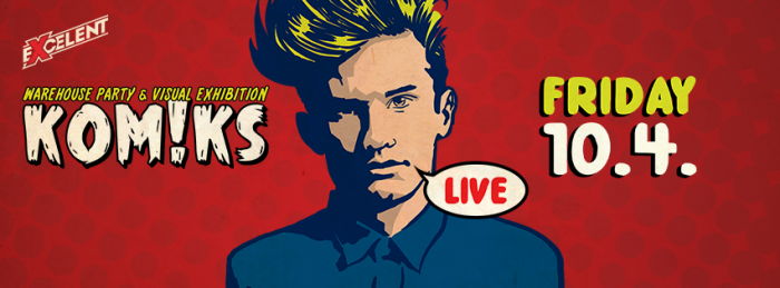 Warehouse party Komiks bude hostit Davida Augusta